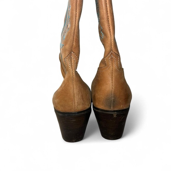 Franco Sarto L tulsa women cowgirl boot size 7 1/2 - Picture 4 of 8